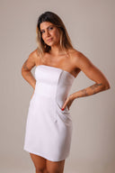 Vestido Sem Alças Branco - TYNA - foto 2