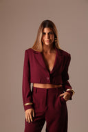 Blazer Alfaiataria Vinho - TYNA - foto 2