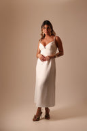 Vestido Off White Linho - TYNA - foto 4