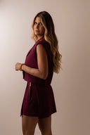 Colete Transpassado Burgundy - TYNA - foto 6