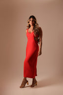 Vestido Vermelho Cut Out - TYNA - foto 2