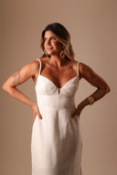 Vestido Off White Linho - TYNA - foto 10