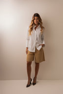 Camisa Florença Punho Largo Branca - TYNA - foto 1