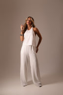 Conjunto Off White Crepe Patou - TYNA - foto 3