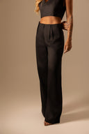 Calça Wide Leg Preta - TYNA - foto 6
