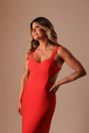 Vestido Vermelho Cut Out - TYNA - foto 3