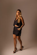 Short Linho Puro Preto - TYNA - foto 6