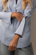 Camisa Florença Punho Azul Claro - TYNA - foto 3