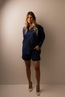 Short Boxer com Elástico Marinho - TYNA - foto 8
