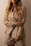MAXI CAMISA ANA BEGE MACADAMIA