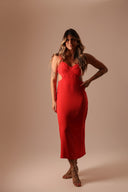 Vestido Vermelho Cut Out - TYNA - foto 4