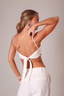 Top Bandana Off White com Amarração - TYNA - foto 4