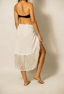 Saia Franjas Off White - TYNA - foto 1