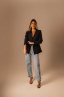 Blazer Sem Gola Preto - TYNA - foto 4