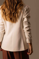 Blazer Sem Gola Off White - TYNA - foto 2