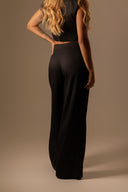Calça Wide Leg Preta - TYNA - foto 7